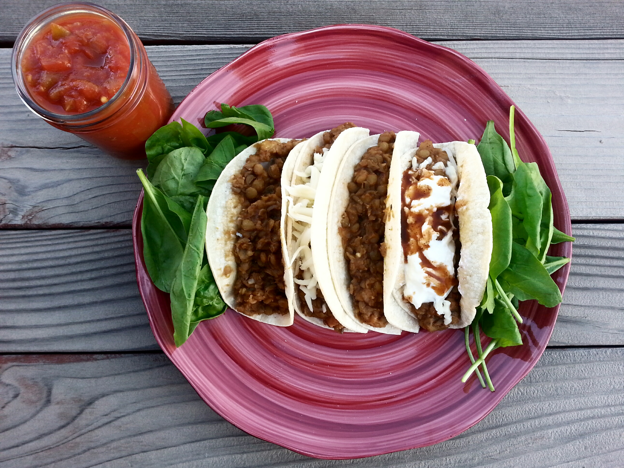 Lentil Tacos - Nutrition Thyme RD